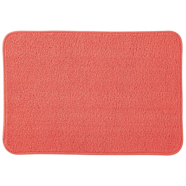 TAPPETO MICROFIBRA 40X60 COLOR ROSSO MATTONE.