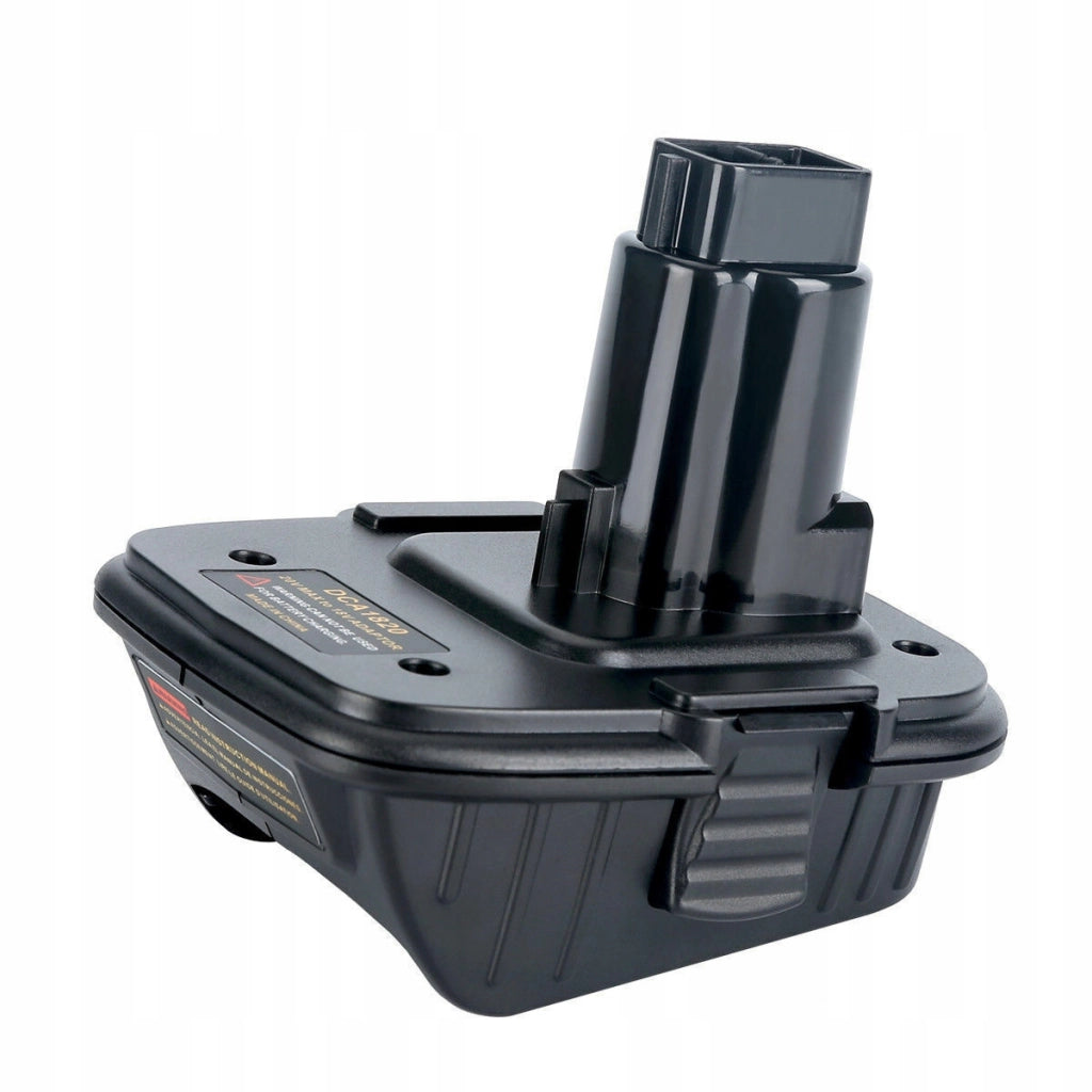 Adattatore per Batteria Dewalt DCA1820 – Compatibile con Utensili 18V NiCad/NiMh e Batterie 20V Li-Ion