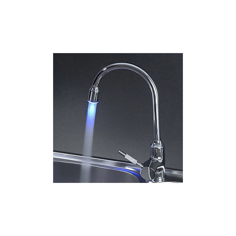Trade Shop - Filtro Per Rubinetto Acqua Cromoterapia A Led Cambia Colore Con La Temperatura -