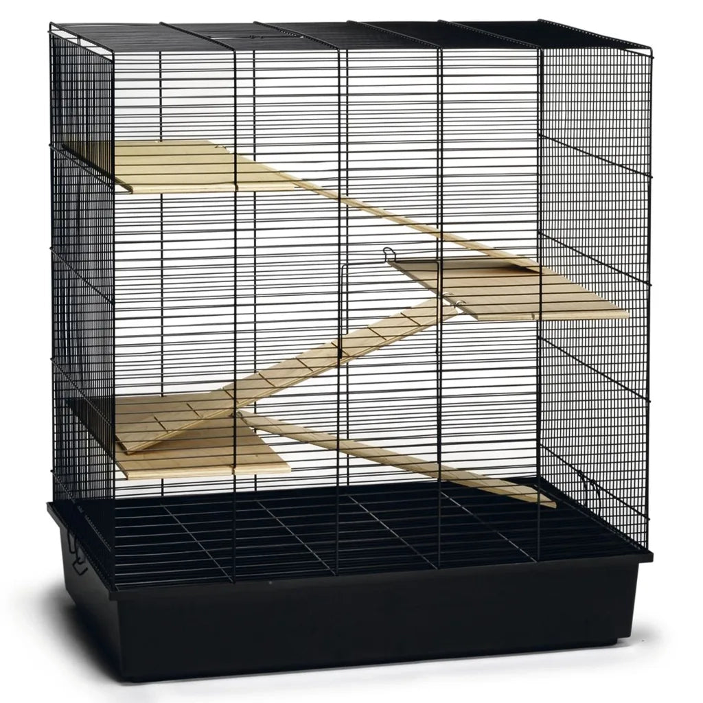 Beeztees Gabbia per Roditori Scooby Nero 70x40x78 cm in Metallo 431690