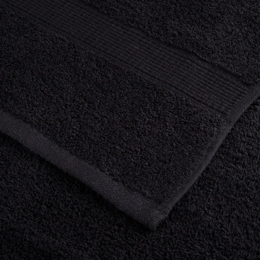 Set ASciugamani SOLUND 6 pz | Teli per bagno Neri 600 gsm