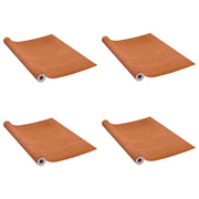 Pellicole Autoadesive per Porte 4 pz Rovere Chiaro 210x90cm PVC CFW6069875