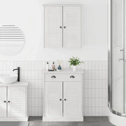 Set di mobili per il bagno VIGO 2 pcs Bianco e Bianco Antico 3328542