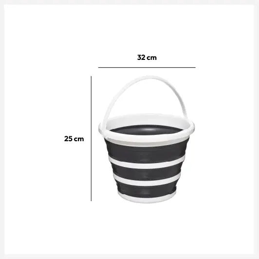 SECCHIO PIEGHEVOLE 10L D.32XH25/5CM IN TERMOPLASTI