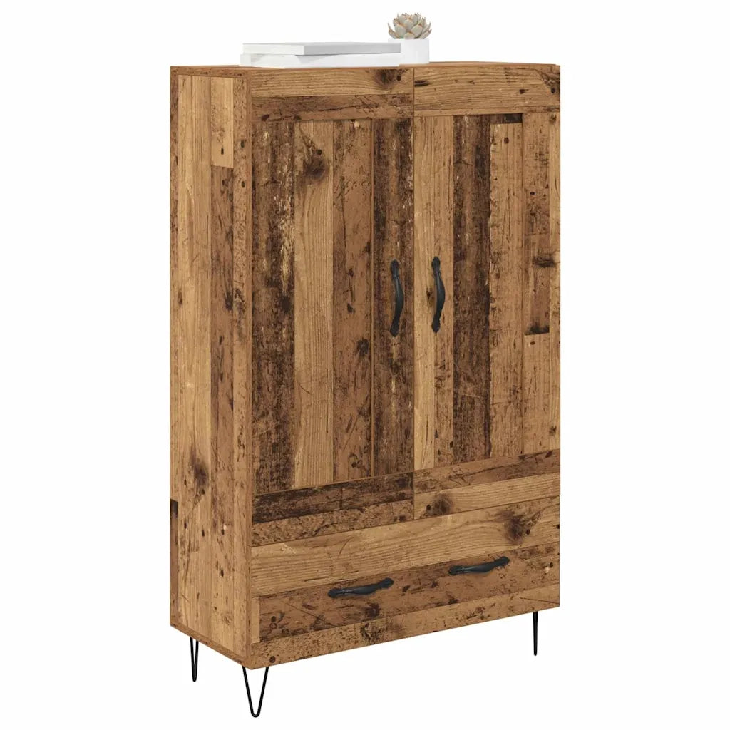 Credenza | Madia | Buffet da pranzo | Armadio da pranzo Legno vecchio 69,5 x 31 x 115 cm Legno multistrato