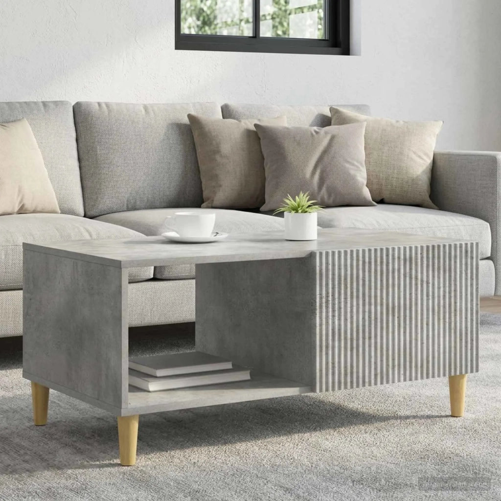 Tavolino da salotto Grigio Cemento 90 x 50 x 40 cm 894728