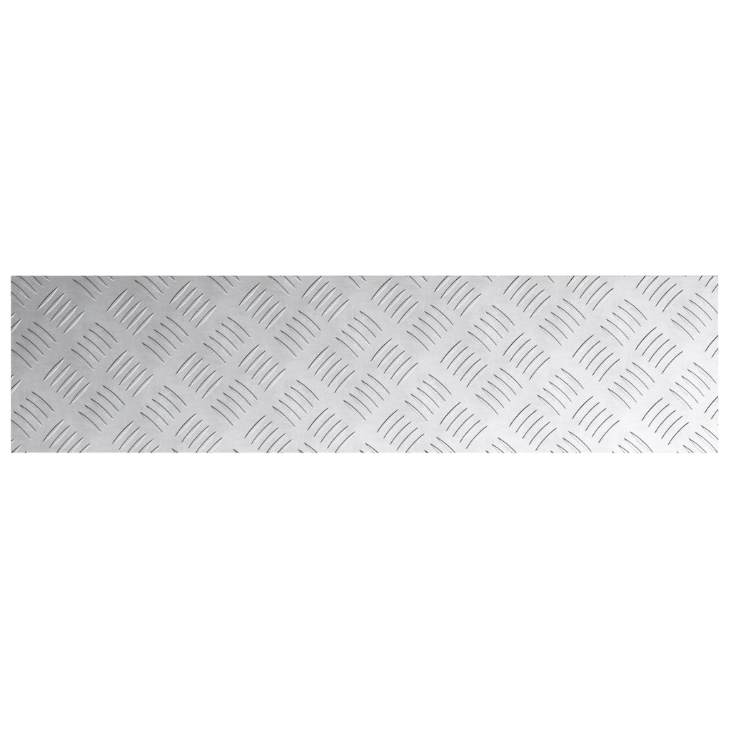 Piastre in Alluminio 2 pz Antiscivolo 80x20 cm