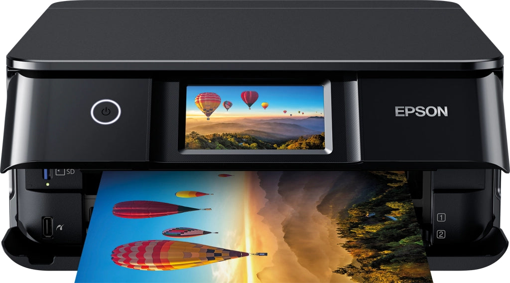 Epson expression photo xp-8700 stampante multifunzione fotografica a4, wi-fi direct, display lcd 10,9 cm, stampa cd/dvd, app smart panel, 3 mesi di inchiostro incluso con readyprint - C11CK46402