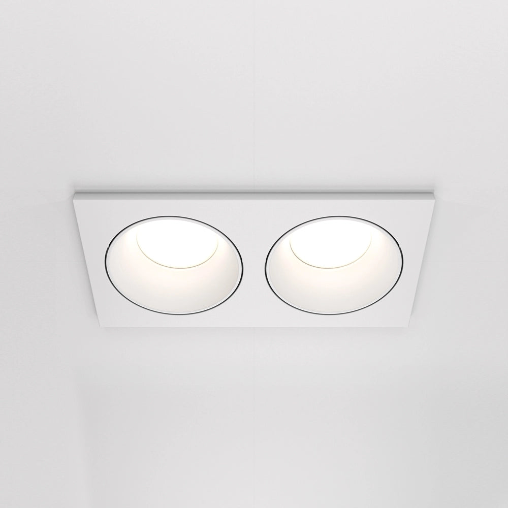 Maytoni Zoom faretto incasso soffitto 2xGU10 IP65 bianco