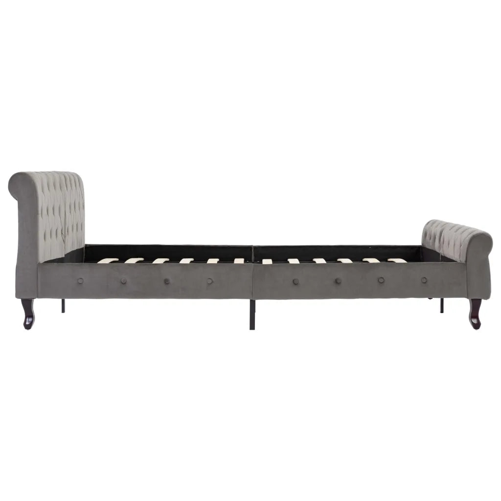 Giroletto Grigio in Velluto 160x200 cm 288561