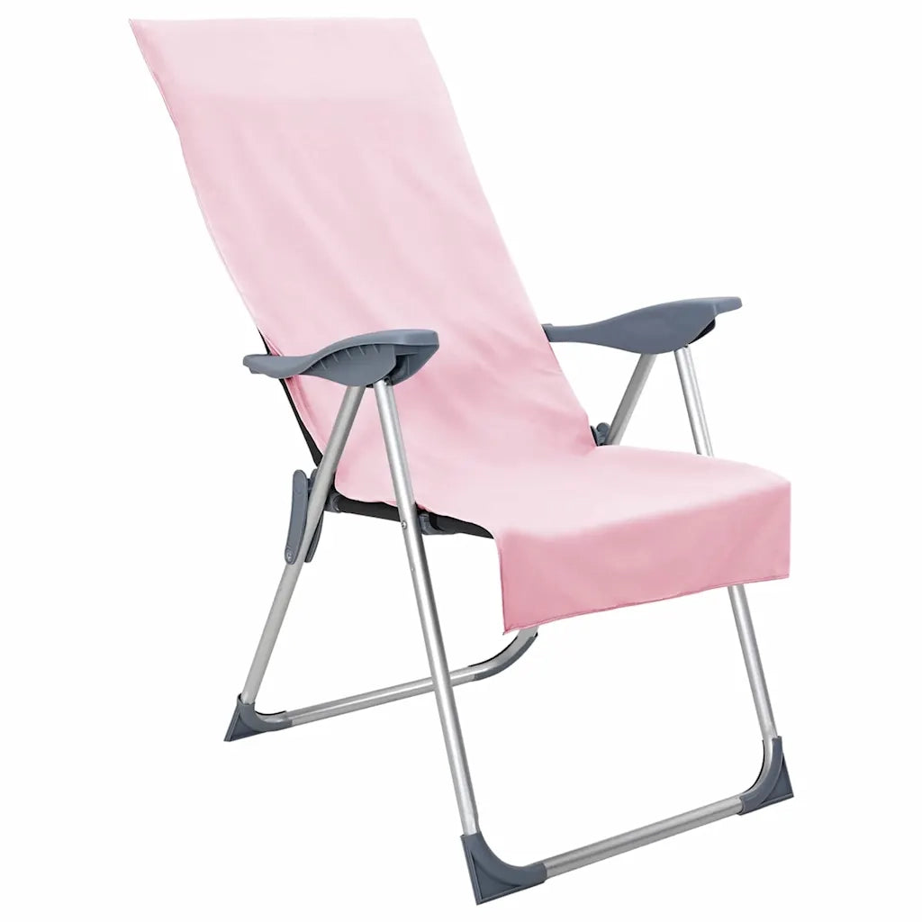 Asciugamani per Sedia Outdoor 2 pcs Rosa 130 x 60 cm 42011512