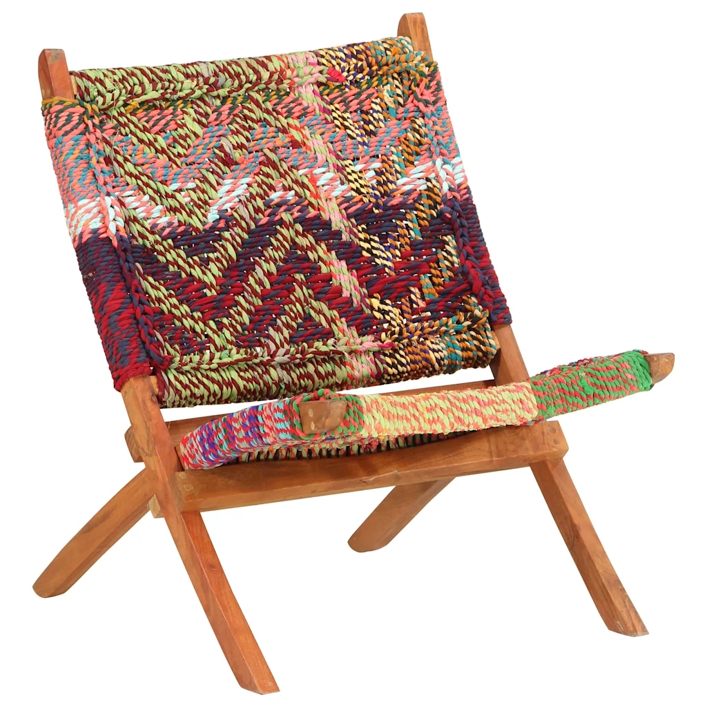 Sedia Chindi Pieghevole Multicolore in Tessuto cod mxl 8712
