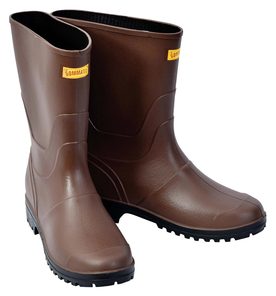 Stivali Adulto a Tronchetto in PVC Misura 45 Rama Marrone