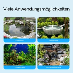 Pompa da laghetto CTF-14000 SuperECO 14000l/h 120W per circolazione e filtrazione acqua