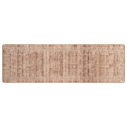 Runner in Moquette | Runner Tappeto MARSA Bianco 80 x 400 cm Poliestere e PVC
