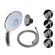 Trade Shop - Soffione Con Tubo Flessibile 1,8m Con Supporto Muro Doccetta Doccia Bagno 52054 -