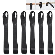 6 set di cinghie con doppio anello per trasporto motocicli - 1000 kg funicelle per biciclette e motociclette da spiaggia - nero.