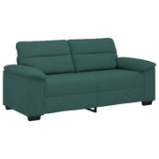 Divano | Divano da soggiorno | Sofa a 2 Posti Verde Scuro 180x81x84 cm in Tessuto