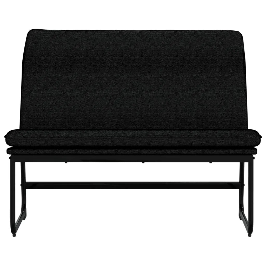 vidaXL Panca Nera 100x75x76 cm in Tessuto
