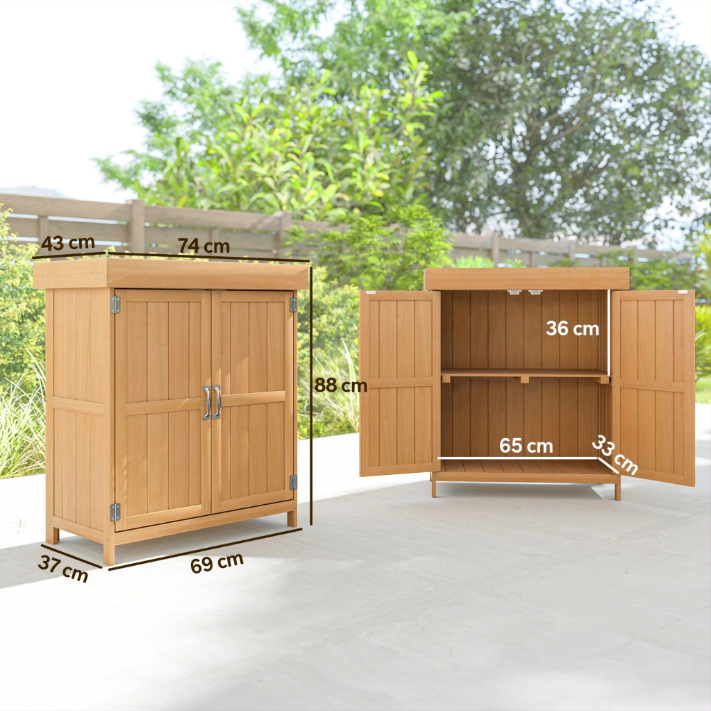 Casetta da Giardino in Legno ¨C zephmum ¨C 74x43x88 cm