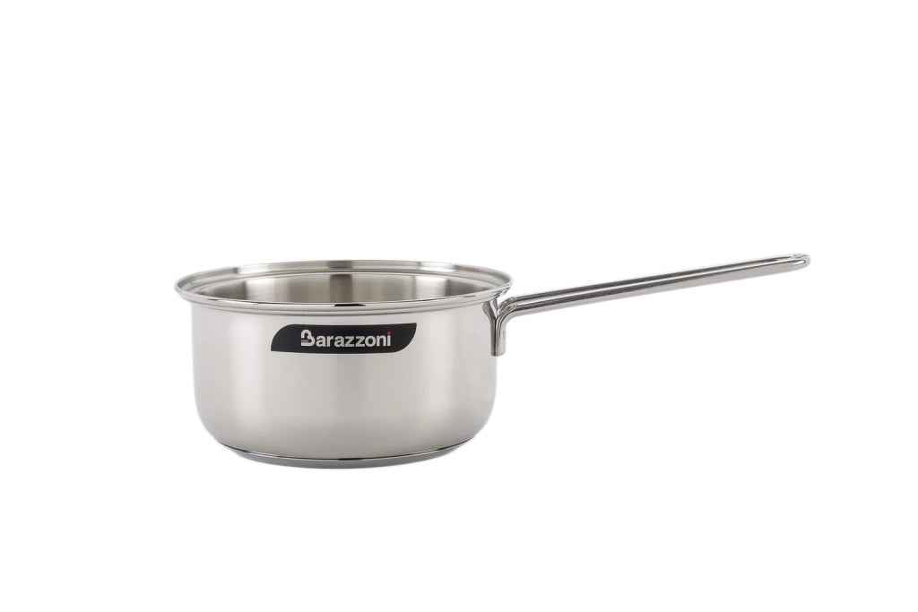 Barazzoni 266110020 Bonita Casseruola in Acciaio Inox 18-10 con Fondo Termoradiante Adatta a Tutte le Fonti di Calore incluso Induzione colore Acciaio inox
