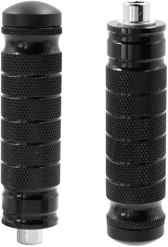 Supporto Pedale Universale in Alluminio - Set di 2 Pezzi con Pattino Antiscivolo - Adatto per Motocicletta