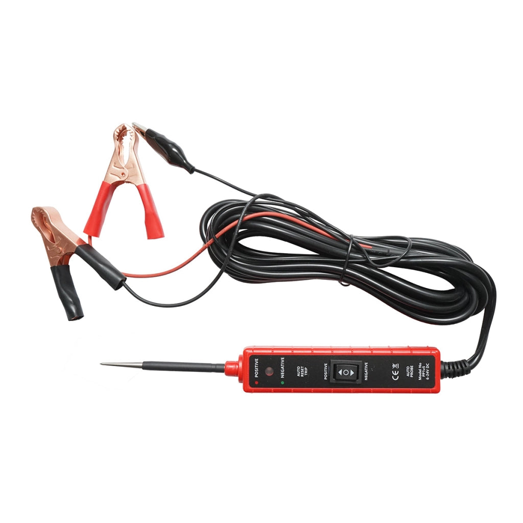 Tester di tensione per circuiti elettrici 6V-24V DC, cavo da 4 m, protezione da sovracorrente 7A Breckner Germany