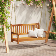 Panchina Altalena da Giardino Naturale 110 x 56 x 58,5 cm 4105521