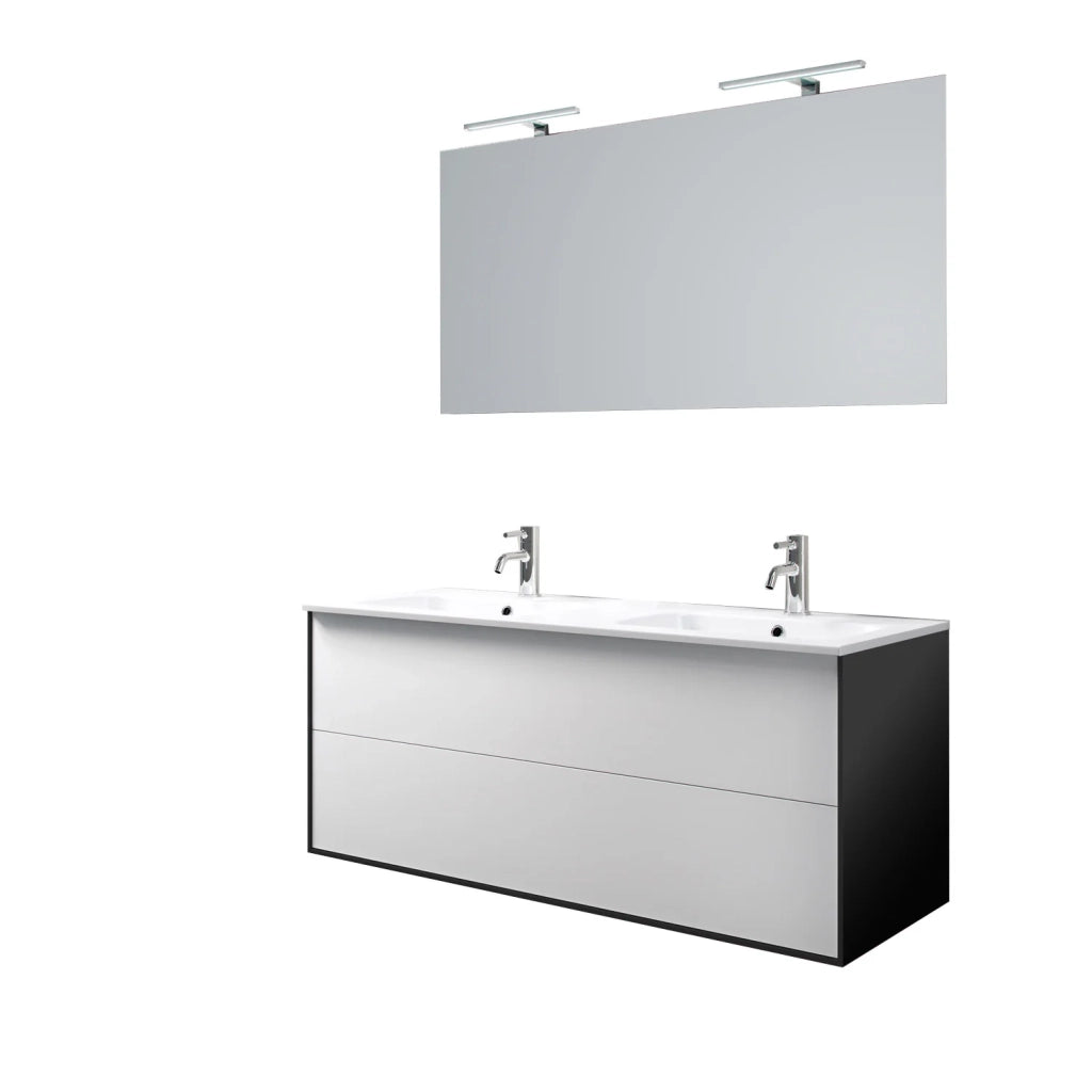 Composizione 4 pezzi IGEA bianco opaco_121x46,5x190