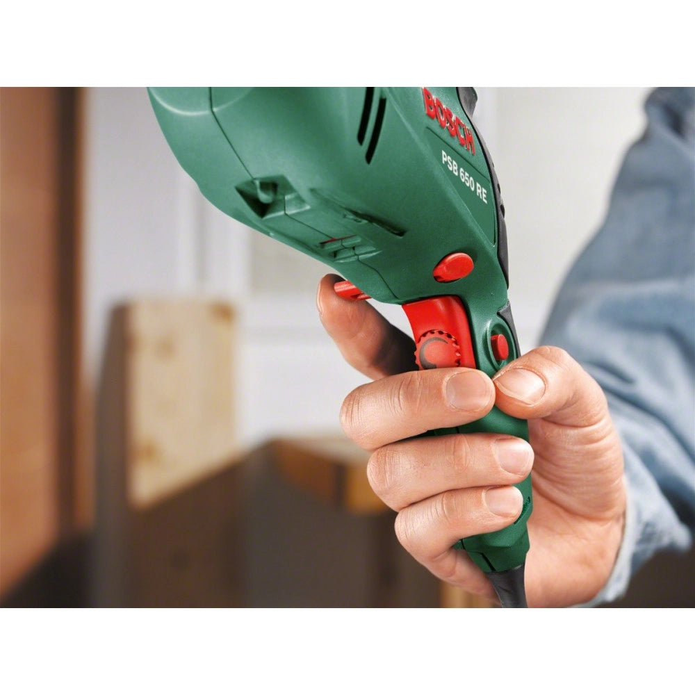Trade Shop - Trapano Battente Avvitatore Percussione Con Valigetta Bosch Psb Universal 650 W -