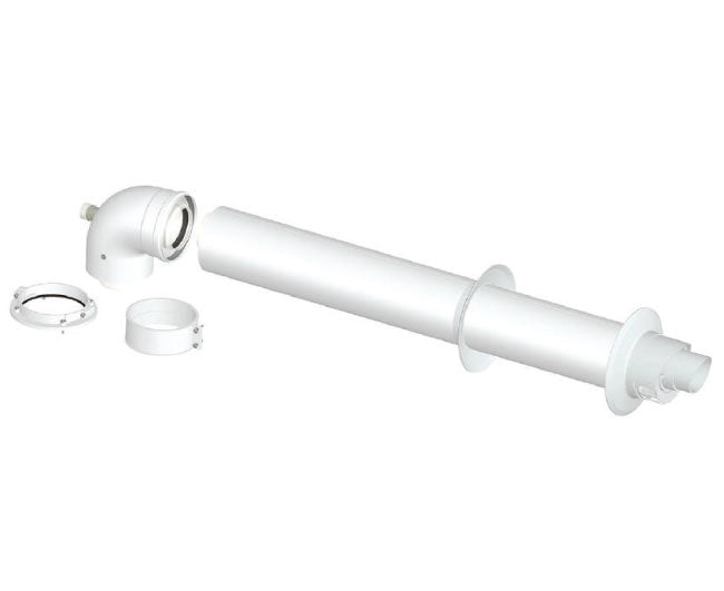KIT SCARICO FUMI COASSIALE UNIVERSALE ø60/100 - 1 MT   STABILE S.P.A.