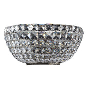 Maytoni applique contemporanea Basfor 2 luci E14 nichel metallo cristalli