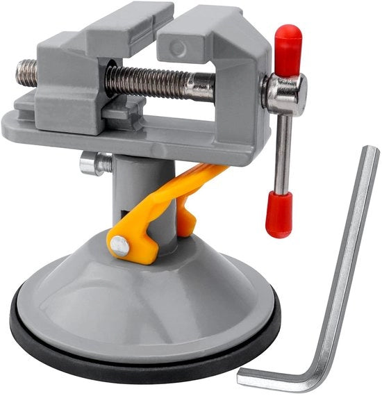 Viti a mano Mini - Tassello in Lega di Alluminio - Rotazione 360 Gradi - Adatto per Bancone di Lavorazione - Viti per Hobby - Sostenibile e Pratico