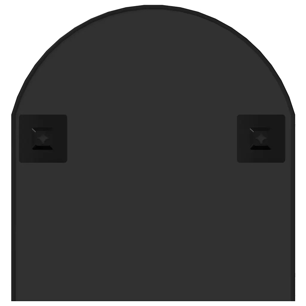 Specchio da Parete-Specchio a muro Nero 90x40 cm Ovale
