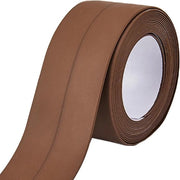 Tappetino autoadesivo impermeabile 30 cm Camel - Strisce di sigillante decorativo per piano di lavoro cucina, lavabo e wc