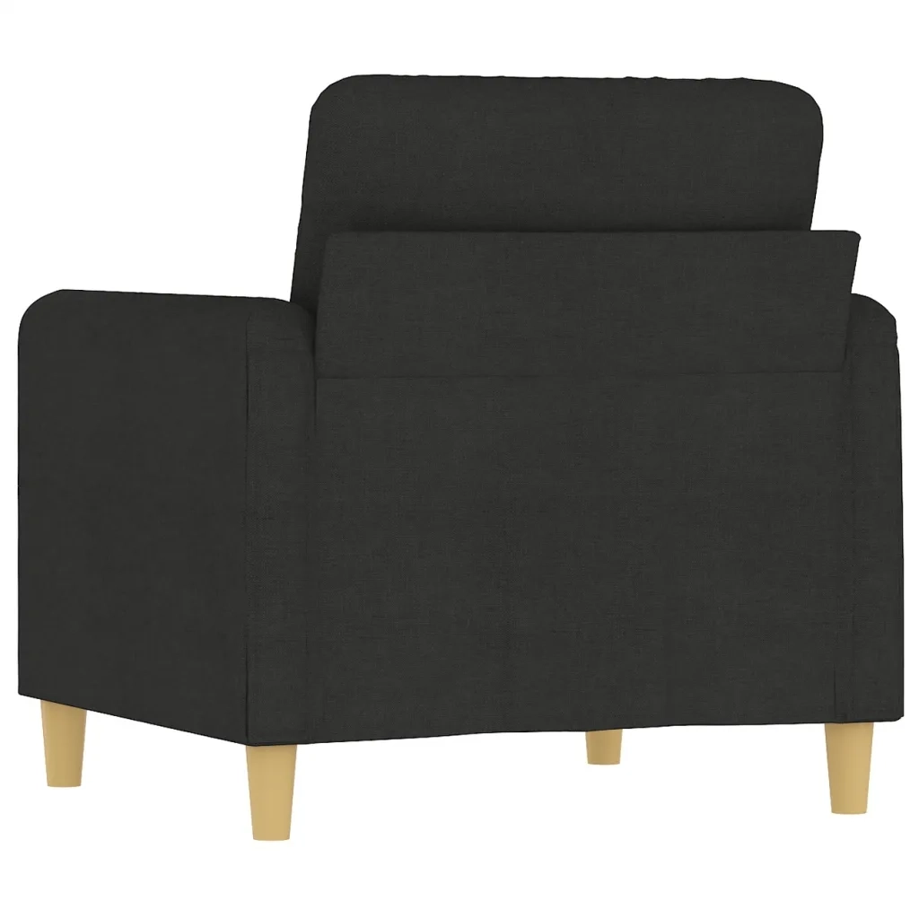 Divano Sedia-Poltrona Nera 60 cm in Tessuto 568978