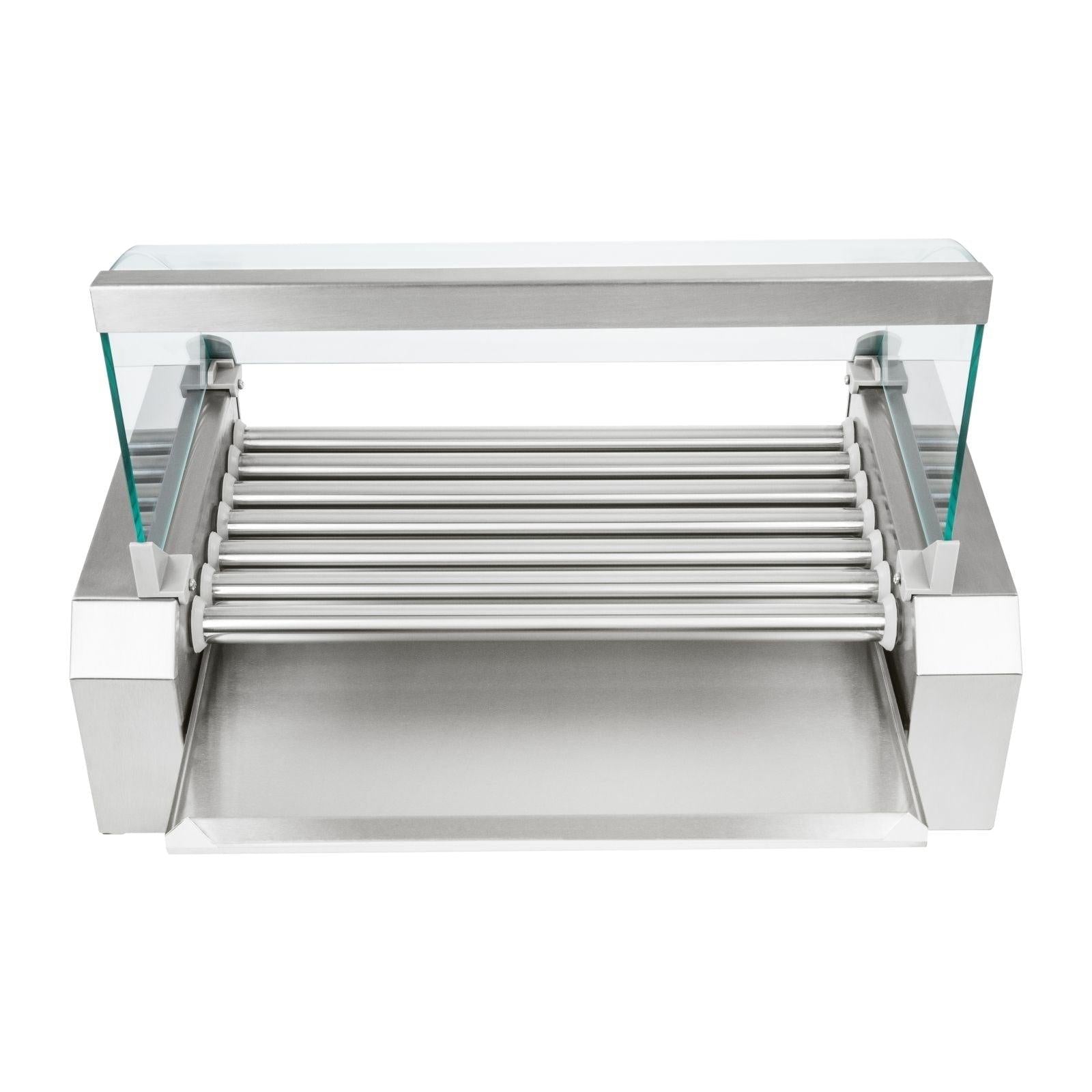 Macchina professionale per hot dog in acciaio inox 12 salsicce 1.400 watt 3614090