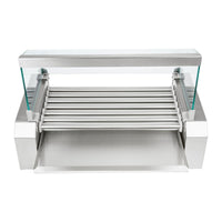 Macchina professionale per hot dog in acciaio inox 12 salsicce 1.400 watt 3614090