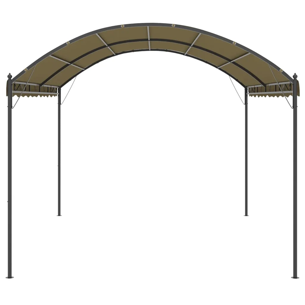 Gazebo 4x3x2,6 m Grigio Talpa 180 g/mÂ²
