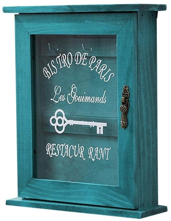 Organizzatore di chiavi in legno - Chiave in muratura - Design retro - Materiale in legno duraturo - Chiusura magnetica - Supporto per chiavi