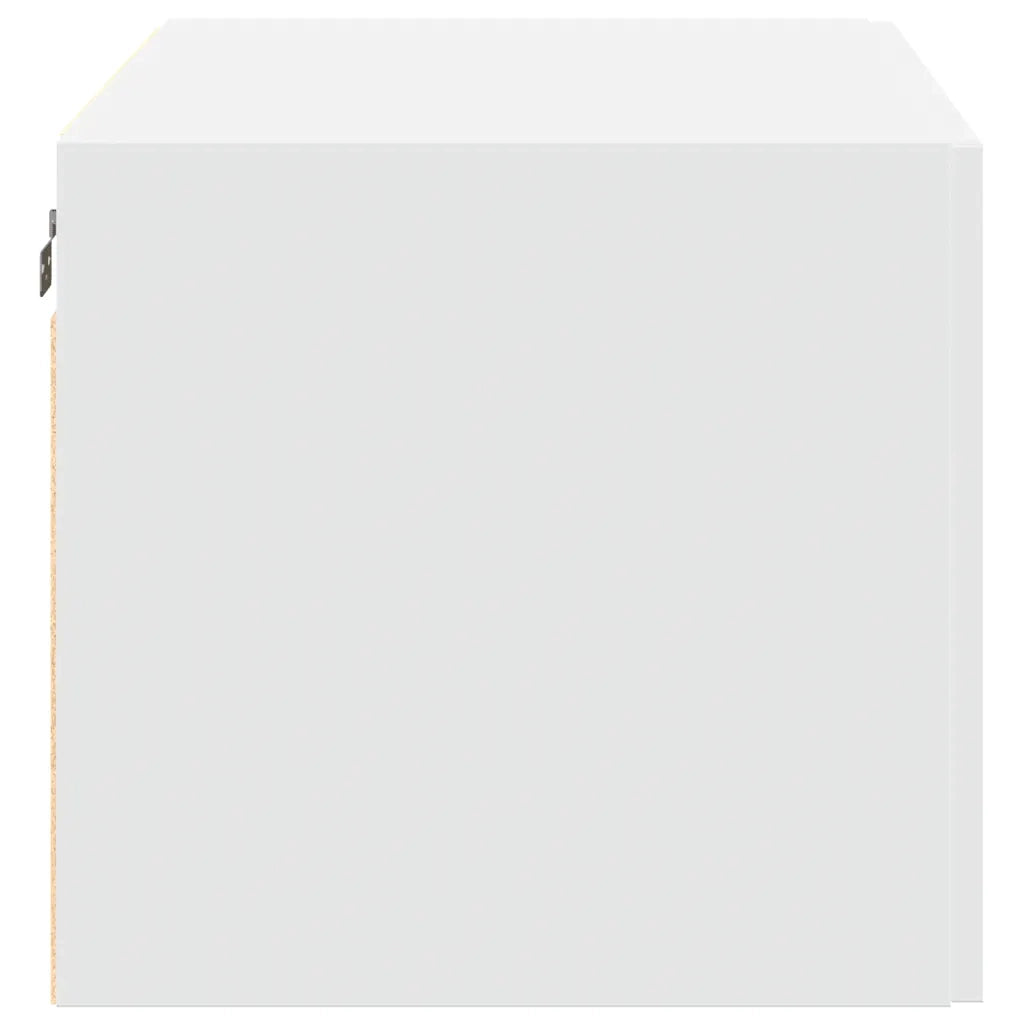 vidaXL Mobile a Parete Bianco 80x42,5x40 cm in Legno Multistrato
