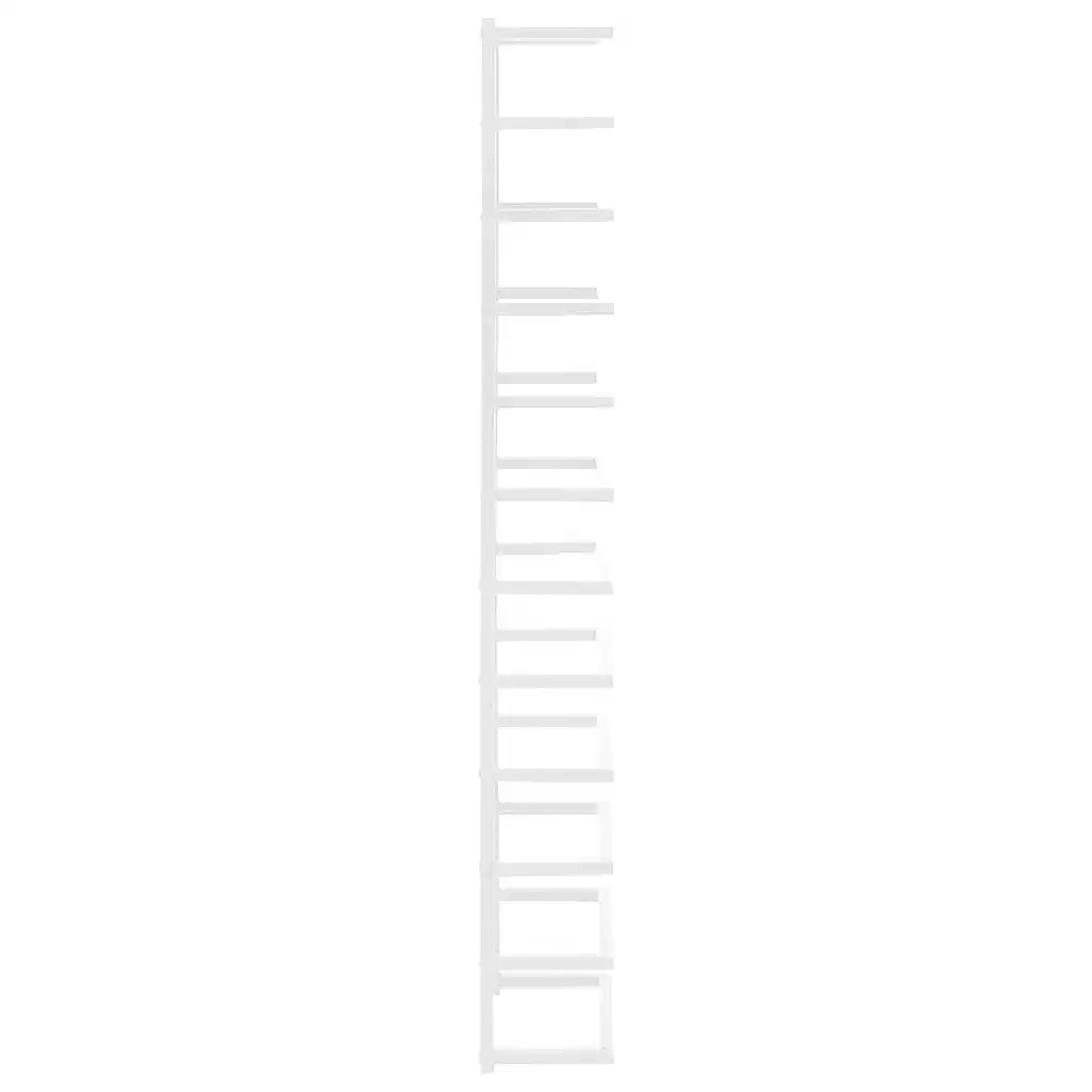 Portasciugamani Bianco 24x12x96 cm in Acciaio cod mxl 48534
