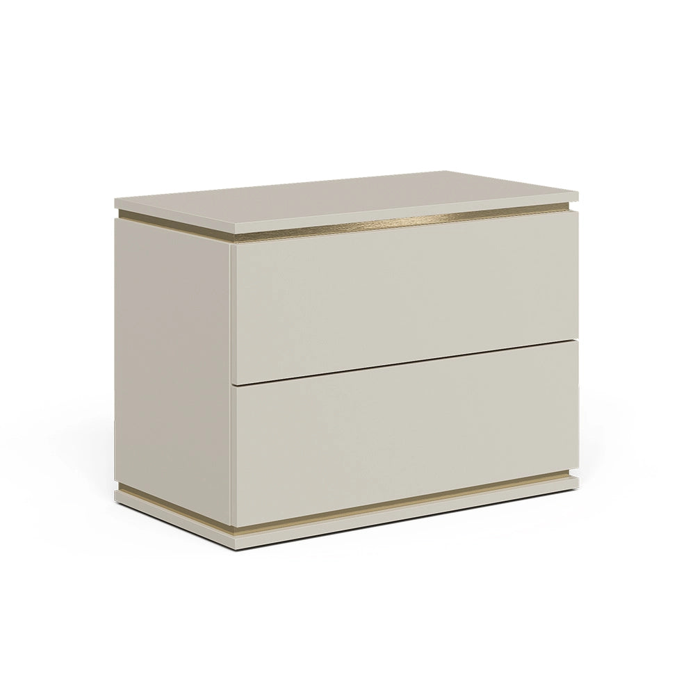 Vicco Comodino camera da letto Cachemire 66 x 48.6 cm con 2 cassetti