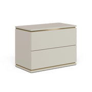 Vicco Comodino camera da letto Cachemire 66 x 48.6 cm con 2 cassetti