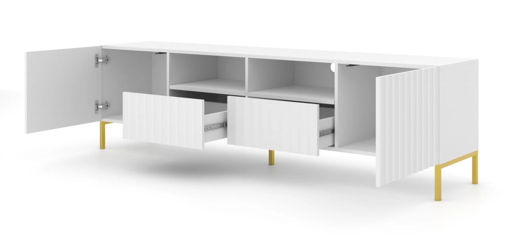 MOBILE WAVE PORTA TV 200 2D2S BIANCO OPACO