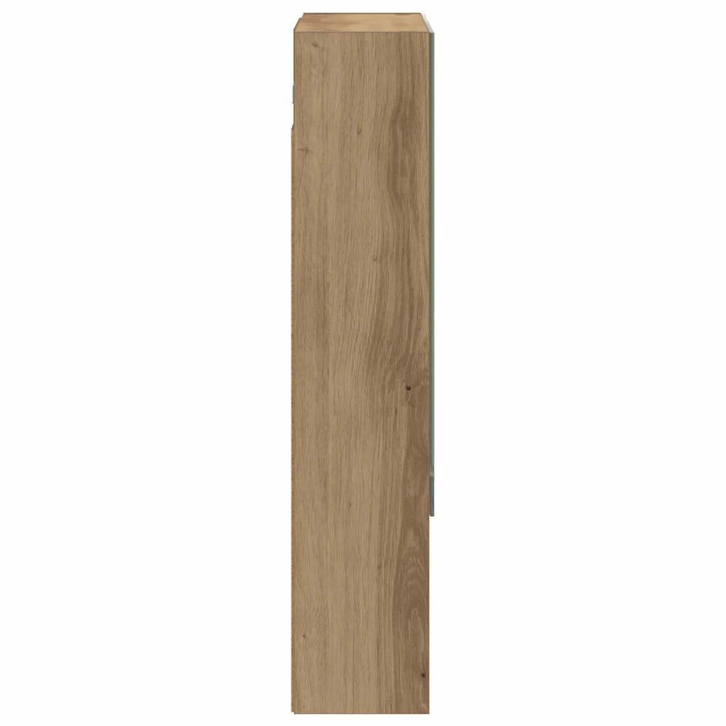 Mobiletto per specchio da bagno con porta Rovere Artigianale 889206