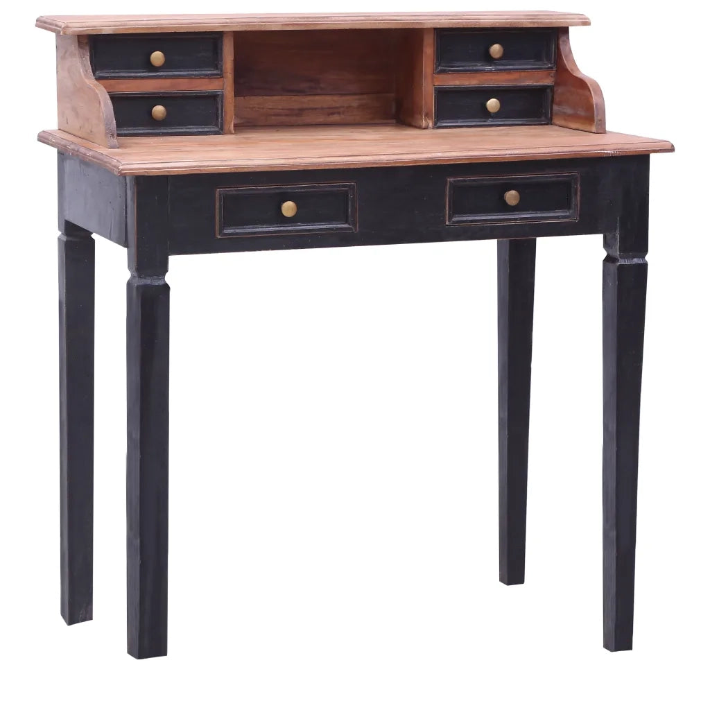 Scrivania con Cassetti 90x50x101 cm Legno Massello di Recupero cod mxl 74374
