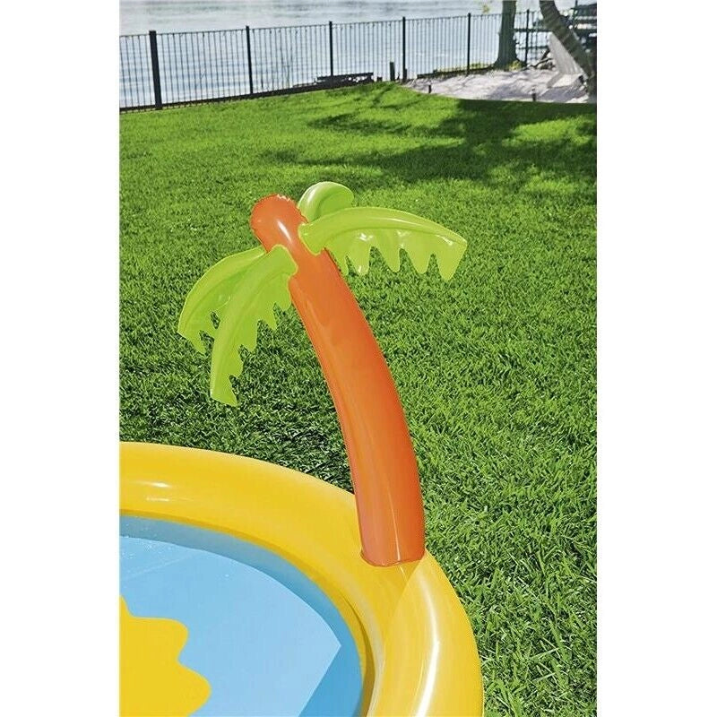 PISCINA GONFIABILE BAMBINI ISOLA DEL SOLE 237 X 201 X 104 CM