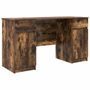 Scrivania | Tavolo da Ufficio Rovere fumo 140 x 49 x 76 cm Legno multistrato