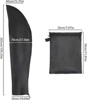 Parasole acqua resistenti per patio da 9ft a 11ft - tessuto Oxford con chiusura a righello